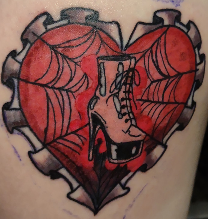 Monster High Heart Tattoo